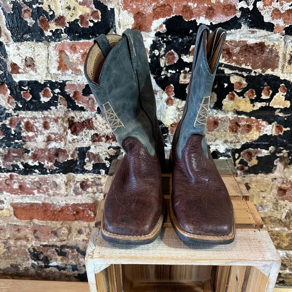 Twisted X Brown Leather Western Boots US 2 Boys Youth